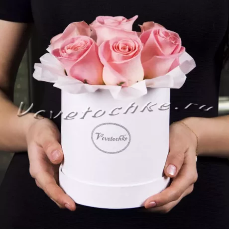 Шляпная коробка Demi «Розы Розовые»