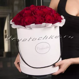 Шляпная коробка Grand «Розы Красные»