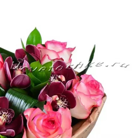 Букет "Бургунди", Доставка цветов Тольятти, цветы Тольятти, Vcvetochke