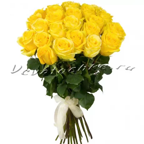 Букет «21 желтая роза»
