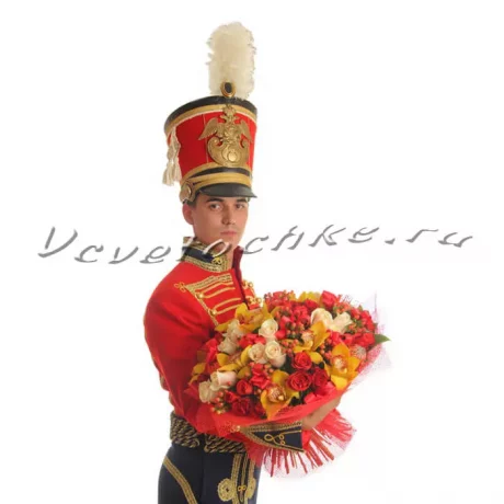 Костюмированная доставка, Доставка цветов Тольятти, цветы Тольятти, Vcvetochke