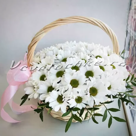 Цветочная корзина "С днём Матери", Доставка цветов Тольятти, цветы Тольятти, Vcvetochke