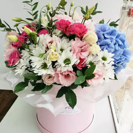 Шляпная коробка "Норд Верона", Доставка цветов Тольятти, цветы Тольятти, Vcvetochke