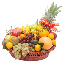 Корзина фруктов сборная «Фруктовый сад»