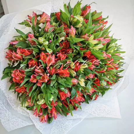 Букет "49 альстромерий", Доставка цветов Тольятти, цветы Тольятти, Vcvetochke