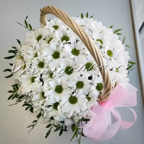Цветочная корзина "С днём Матери", Доставка цветов Тольятти, цветы Тольятти, Vcvetochke