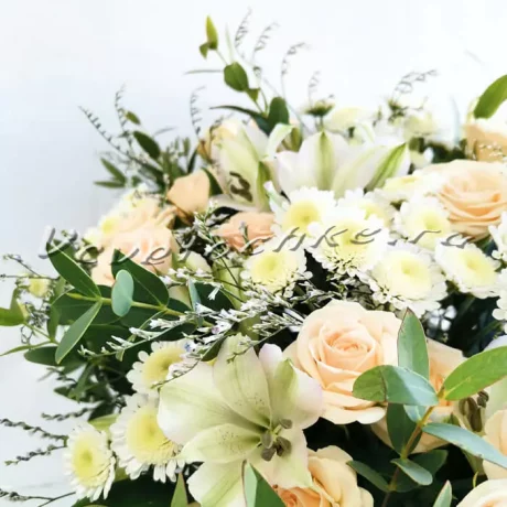 Шляпная коробка "Исис", Доставка цветов Тольятти, цветы Тольятти, Vcvetochke